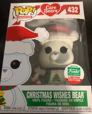 Funko Pop Care Bears Christmas Wishes Bear 432