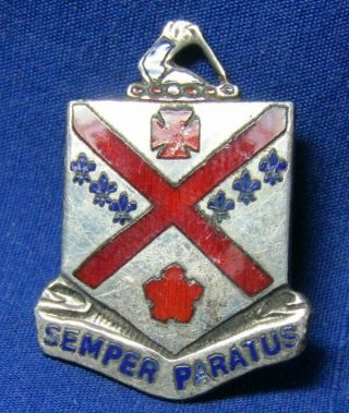 Wwii Sterling 26th Division 101st Infantry Regiment Semper Paratus Di Pin