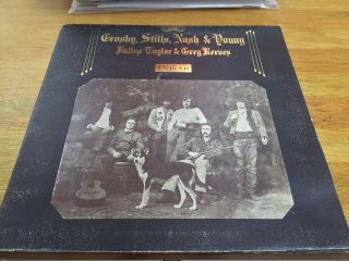 Crosby Stills Nash And Young Deja Vu Uk 1st Press Lp Ex Vinyl,