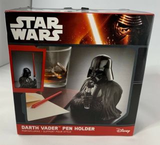 Think Geek Disney Star Wars Darth Vader Light Saber Pen Bust Holder