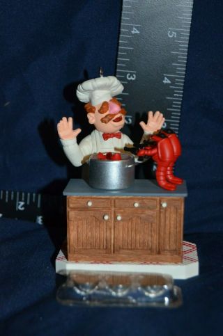 Muppets Swedish Chef And Lobsters Christmas Ornament In Hallmark Box