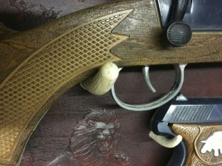 Vintage 1965 Topper Toys Johnny Eagle MAGUMBA SAFARI CAP GUN SET CAP PISTOL 3