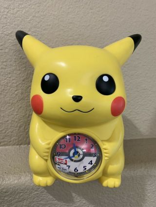 Japanese Pokemon Pikachu Talking Alarm Clock