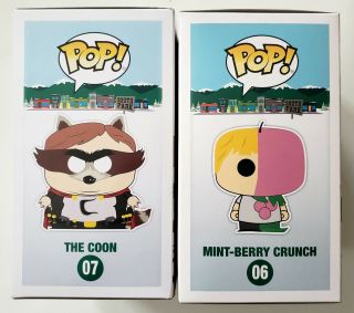 Funko POP South Park The Coon & Mnt - Berry Crunch SDCC 2017 Exclusive Set 3