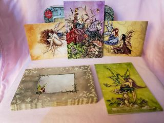 Amy Brown Fairy Greeting Gift Card Set 7 Romance Faeries 2004 With Tin Case 2
