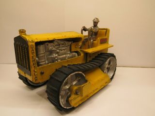 Arcade Cast Iron Toy Caterpillar Tractor 7.  5 Inch Farm Toy