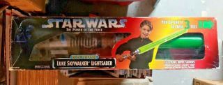 Star Wars Electronic Luke Skywalker Lightsaber The Power Of The Force Kenner