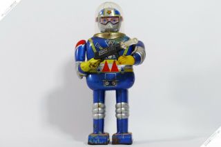 Daiya Cragstan Horikawa Space Conqueror Astronaut Robot Tin Japan Vintage Toy