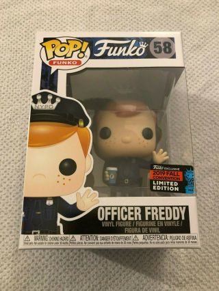 Funko Pop 58 Officer Freddy Nycc 2019 Exclusive
