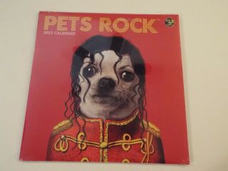 - Pets Rock 2015 Calendar - Rare - By Tf Publishing - Takkoda - Superstars - Dogs - Cats