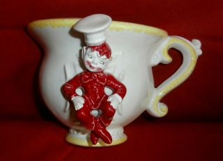 Vintage Gilner Pixie Elf Tea Coffee Cup Wall Pocket Planter