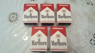 Marlboro Cigarettes Box Wood Stick Matches 5 Box