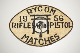 Us Army Ryuku Islands Rifle Pistol Matches Patch 1956 Post Wwii Us Army C1408