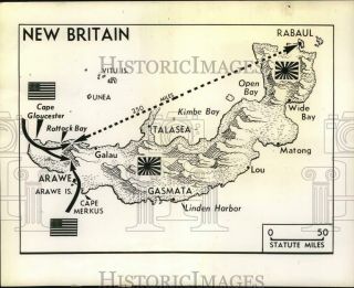 1944 Press Photo Map Showing World War Ii Troop Movements In Britain