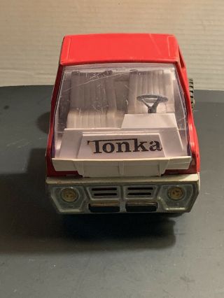 Vintage Red Tonka Gas Turbine Semi Cab Only Pressed Steel Truck