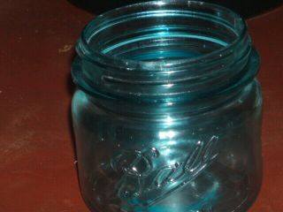 Vintage Blue Ball Special Wide Mouth Pint Canning Jar Usa 9