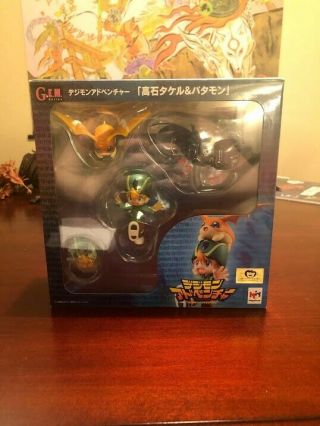 Gem Digimon Adventure Patamon & Takaishi Takeru Pvc Figure Anime Toy Gift