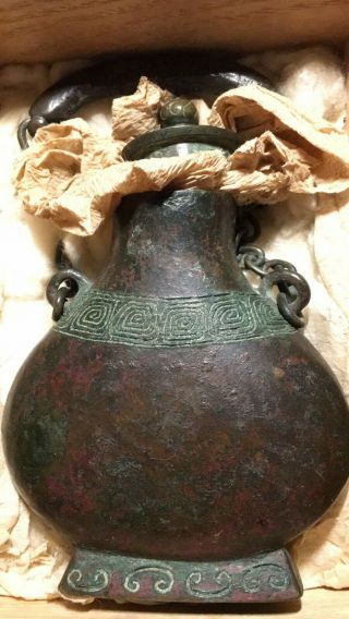 Philip’s Carmel Old Estate Shang Dynasty Old Black Heavy Bronze Vase Asian China