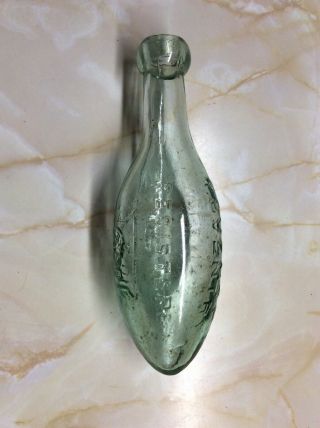 W Lunt And Co.  Torpedo Mineral Bottle