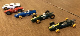 Matchbox Racing Cars - Ford Gt,  Ferrari,  Brm,  Lotus Formula One