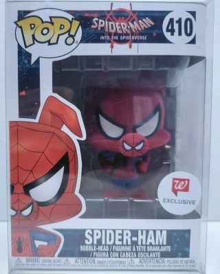 Funko Pop Marvel Walmart Exclusive Spider - Ham W/ Pop Protector