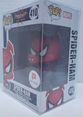 Funko Pop Marvel Walmart Exclusive Spider - Ham w/ Pop Protector 2