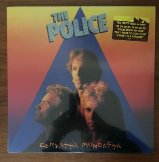 The Police " Zenyatta Mondatta " Lp Still 1980 Hype Sticker A&m