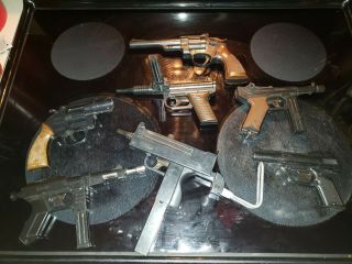 7 Plastic Toy Guns Japan Vintage Repeating Ammo Machine Gun Bb Or Pellet Guns