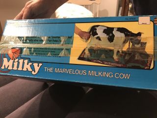 Vintage 1977 Kenner Milky the Marvelous Milking Cow w/Box NEVER OPENED 3