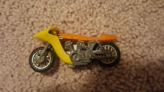 Hot Wheels Rrrumblers Rip Snorter Yellow Orange Motorcycle