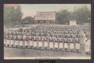 Fiji To Day,  Soldiers Of The King Postcard