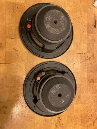 1 Pair Vintage Jbl 2118j 8” Speakers Woofers Drivers Mid Range