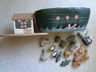Eddie Walker Midwest of Cannon Falls Large Noah ' s Ark/Animals HTF LE 2