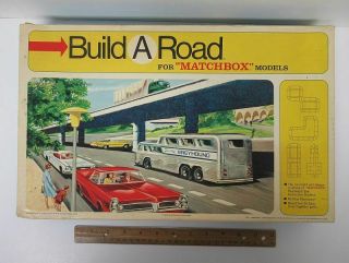 Vintage 1967 Build A Road Toy Kit Set For Lesney Matchbox Cars Fred Bonner W8911