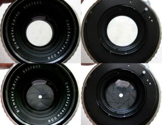 Vintage Carl Zeiss Jena lens Biometar 2.  8/80mm for PentaconSix 3