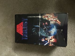 Vintage Star Wars Vhs Vcr Tapes Trilogy Red Label Cbs Movies Version