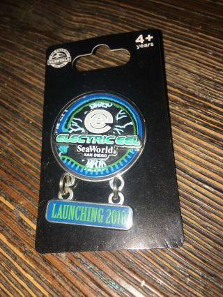 Seaworld Electric Eel 2018 Pin - On Card