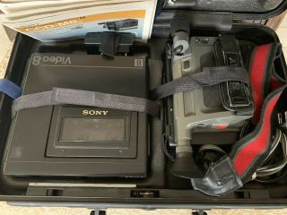 VTG Sony EV - C8u Video 8 Cassette Recorder &CCD - M8u Camera Transfer Video8 To DVD 2