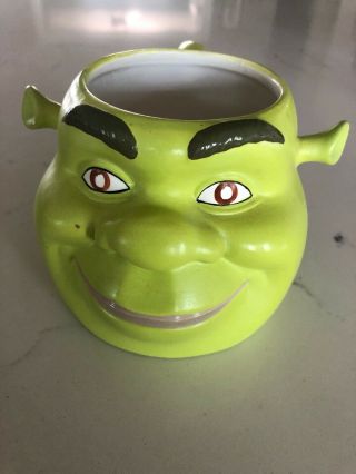2004 Dreamworks Galerie Shrek Ogre Movie Ceramic Mugz
