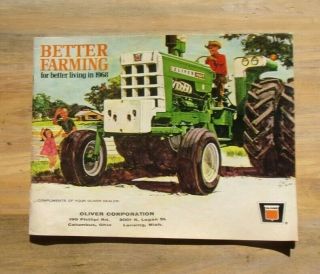 1968 Better Farming Oliver Tractor " Farm Equipment Edition Vi " Brochure