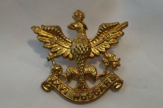 Ww2 British 26th Hussars Cap Badge