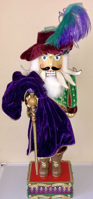 Christopher Radko All For One Musical Nutcracker Limited Edition 18 " Tall