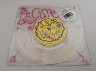 The Cure Lullaby 7” Limited Numbered Clear Disc In Spider Web Sleeve,  Number 250