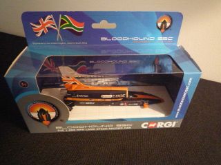 Corgi Hornby Hobbies " Bloodhound Ssc Land Speed Record Car " 14.  5cm O/s Boxed