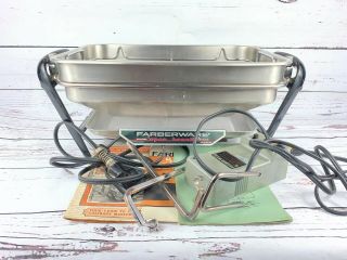 Vintage Farberware 450 Open Hearth Rotisserie Electric Broiler Grill Countertop