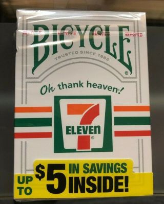 7 - Eleven Bicycle Playing Cards - Rare