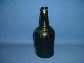 Vintage Hand - Blown 19th Century Glass Liquor Bottle From Philadelphia