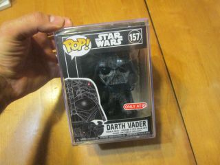 Funko Pop Star Wars Darth Vader 157 With Protector Target As Photos