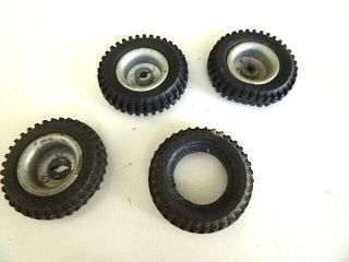 Shackleton Foden & Parts 20th Of 26 - 3 Drive Wheels - Slotted Hubs,  Tyre.