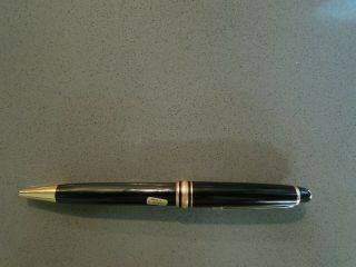 Montblanc Meisterstuck Vintage Black And Gold Ballpoint Pen,  Made In Germany.